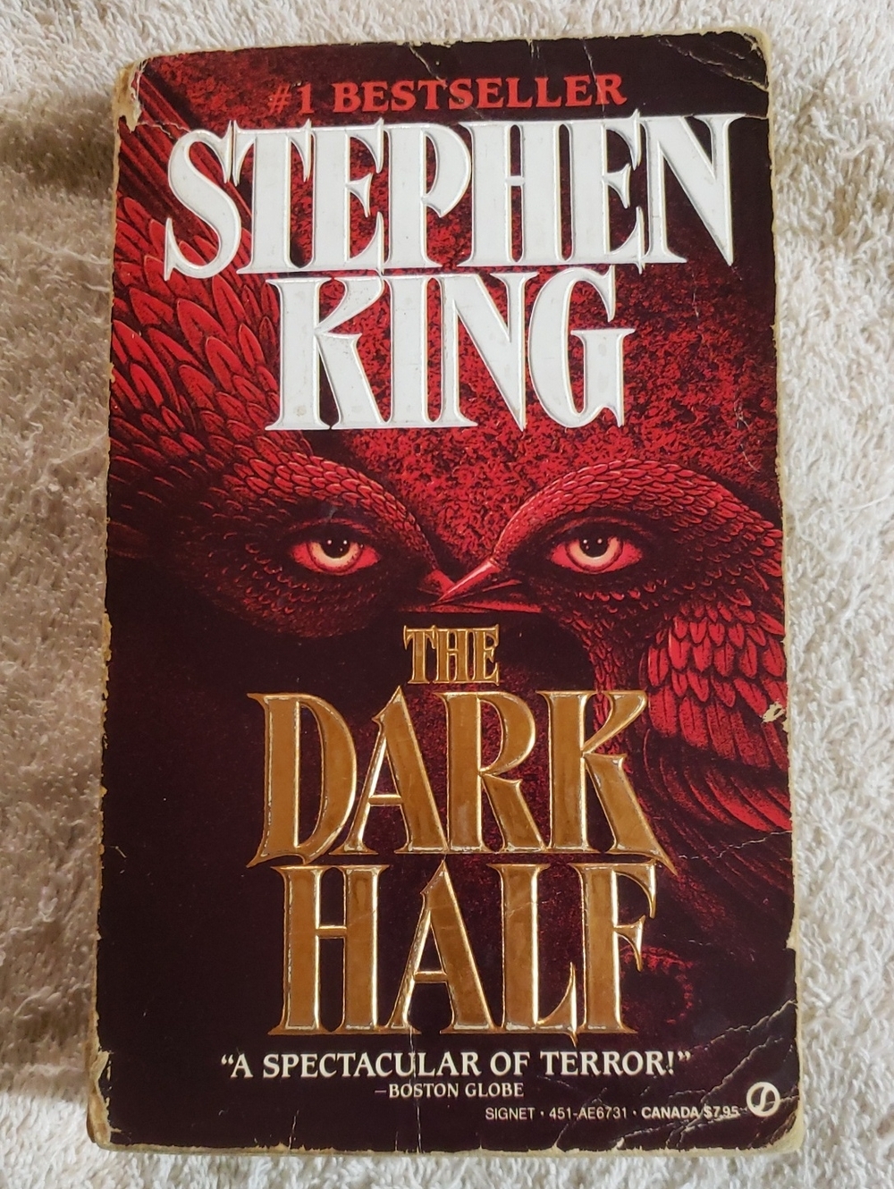 📚4 For $20 - Stephen King - The Dark Half Paperback Book